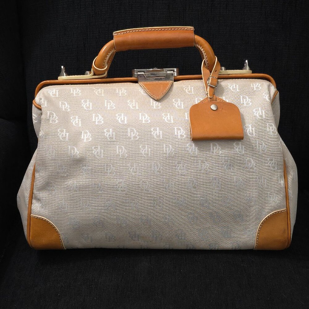 Vintage Dooney & Bourke Signature Doctors Satchel Made in Italy - Picture 2 of 16